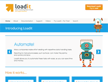 Tablet Screenshot of loaditsoftware.com